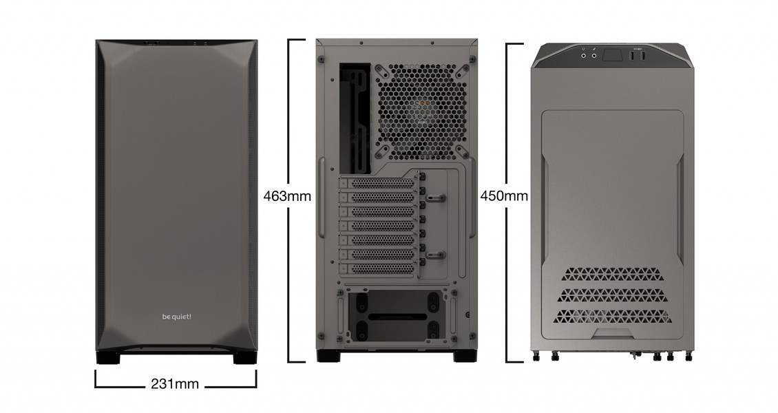 Zdjęcie produktu: be quiet! Pure Base 500 szara TG (BGW36)