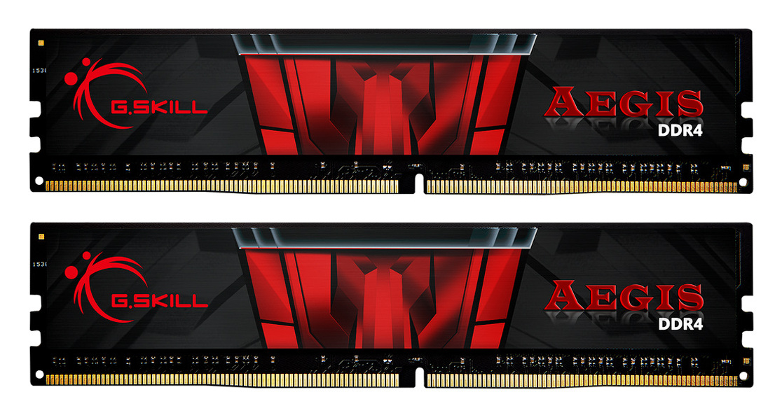 Zdjęcie produktu: Pamięć G.Skill Aegis DDR4 32GB (2x16GB) 3200MHz CL16 XMP2 F4-3200C16D-32GIS