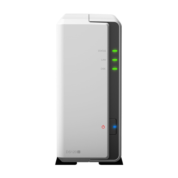 Zdjęcie produktu: Serwer plików Synology DS120j 1-bay, SATA 6G, 800 MHz, 512MB RAM, 1xGbE LAN, 2x USB 2.0