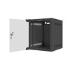 Miniatura zdjęcia: Szafa instalacyjna Rack wisząca 10" 6U 280x310 czarna Flat pack Lanberg (WF10-2306-10B)