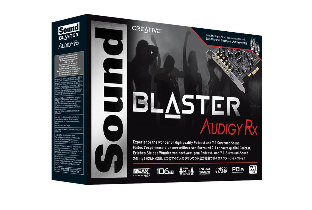 Creative Sound Blaster Audigy RX PCIe