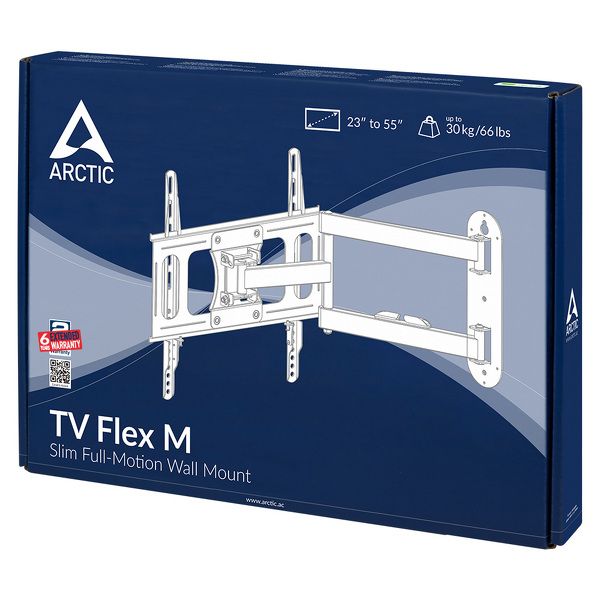 Zdjęcie produktu: Arctic TV Flex M, uchwyt ścienny do telewizorów od 23" do 55" Zdjęcie produktu: Arctic TV Flex M, uchwyt ścienny do telewizorów od 23" do 55"