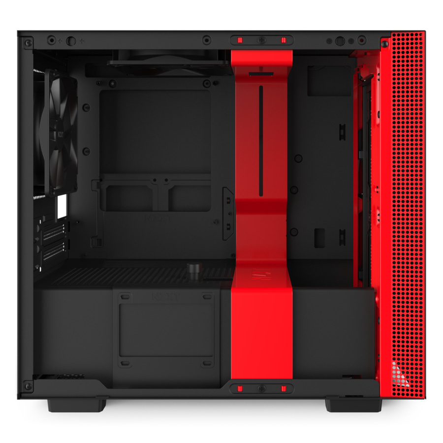 Obudowa do komputera NZXT H210 Mini-Itx czarno-czerwona z oknem