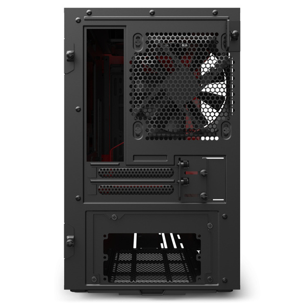 Zdjęcie produktu: Obudowa do komputera NZXT H210 Mini-Itx czarno-czerwona z oknem