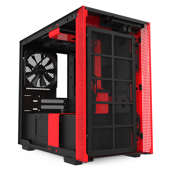 Zdjęcie produktu: Obudowa do komputera NZXT H210 Mini-Itx czarno-czerwona z oknem