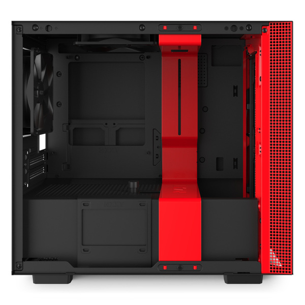Zdjęcie produktu: Obudowa do komputera NZXT H210i ITX czarno-czerwona z oknem