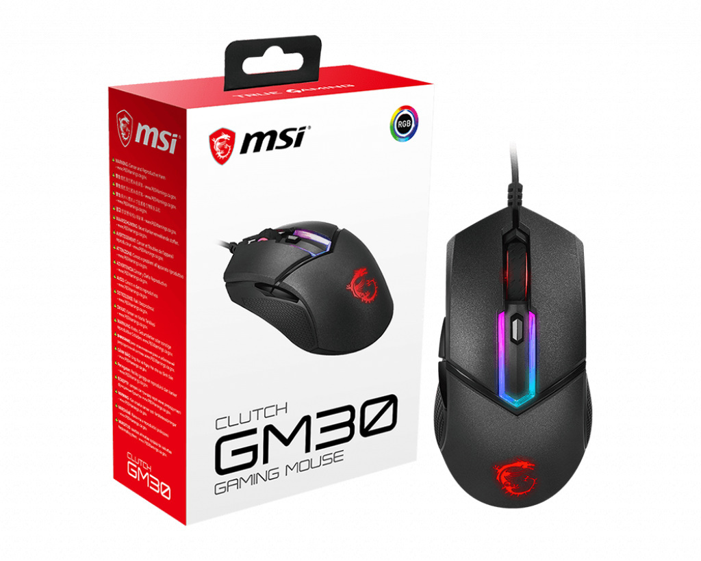 MSI Mysz Gamingowa CLUTCH GM30