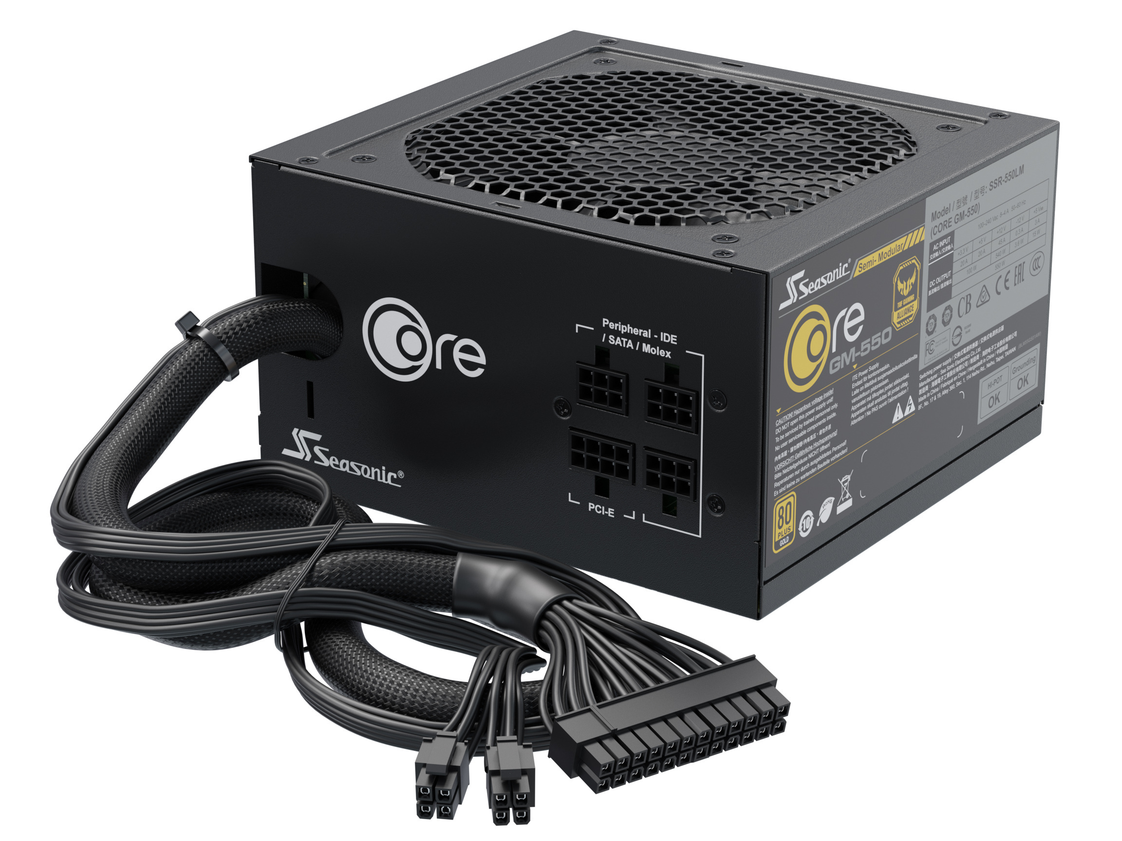 Zasilacz Seasonic CORE GM-650 Gold 650W (SSR-650LM) Zasilacz Seasonic CORE GM-650 Gold 650W (SSR-650LM)