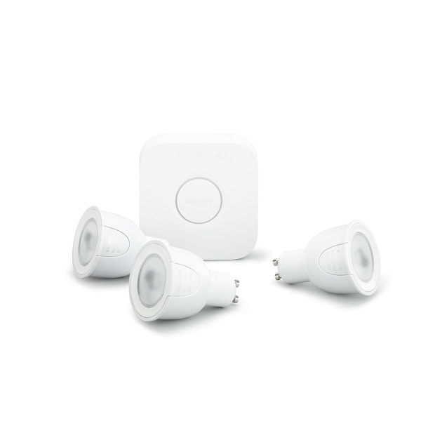 Zdjęcie produktu: Philips Hue White and Colour Ambiance Starter Kit: Smart Bulb 3x GU10 6,5W RGBW LED Zdjęcie produktu: Philips Hue White and Colour Ambiance Starter Kit: Smart Bulb 3x GU10 6,5W RGBW LED