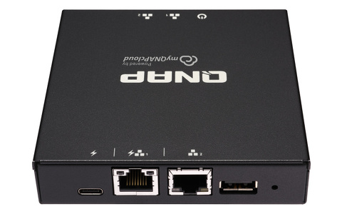 Miniatura produktu: Qnap QWU-100 QuWakeUp, USB 3.0 typu C, 2x RJ45 (PoE x1) WakeOnLan