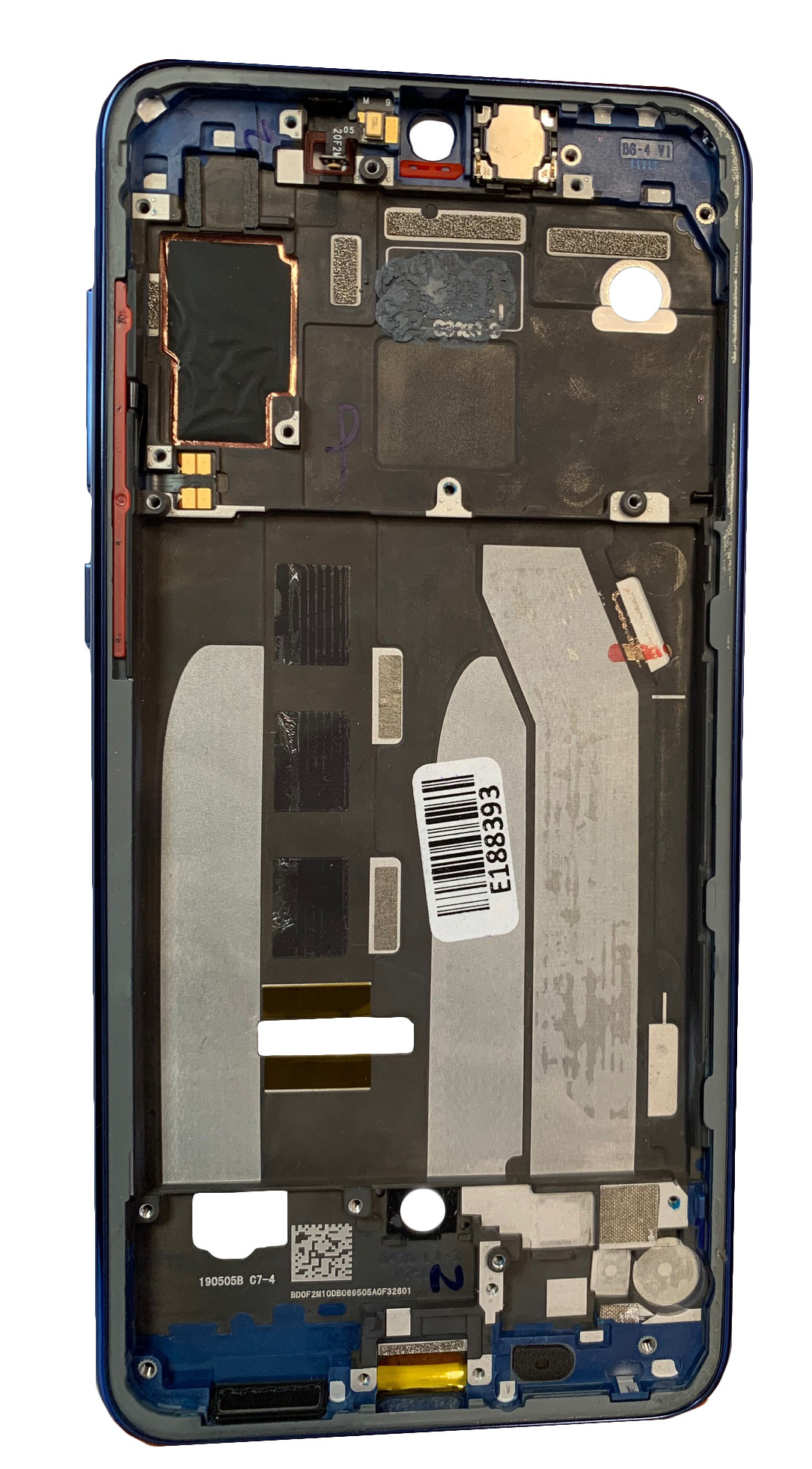 część serwisowa Xiaomi Mi 9Se Ramka Obudowa Niebieska część serwisowa Xiaomi Mi 9Se Ramka Obudowa Niebieska