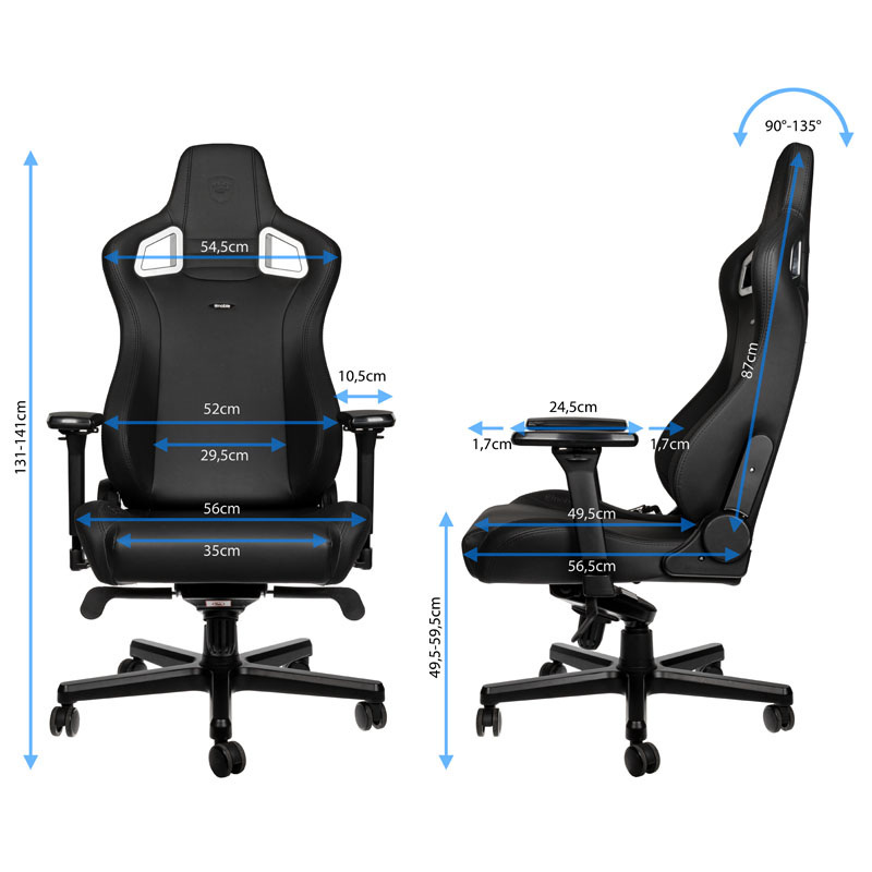 noblechairs EPIC Black Edition, czarny noblechairs EPIC Black Edition, czarny