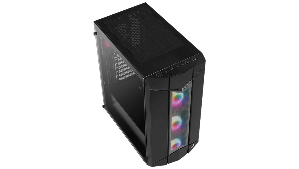 Obudowa do komputera Aerocool PGS Sentinel Black Glass RGB