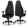 Fotel noblechairs ICON Black Edition, czarny, czarne obszycie
