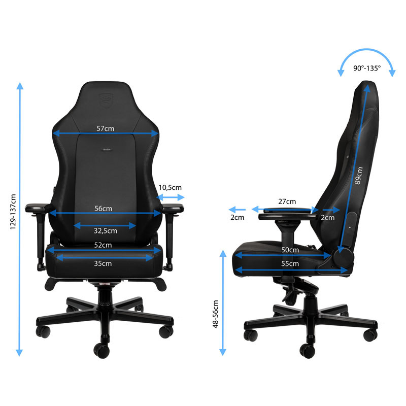 noblechairs HERO Black Edition, czarny