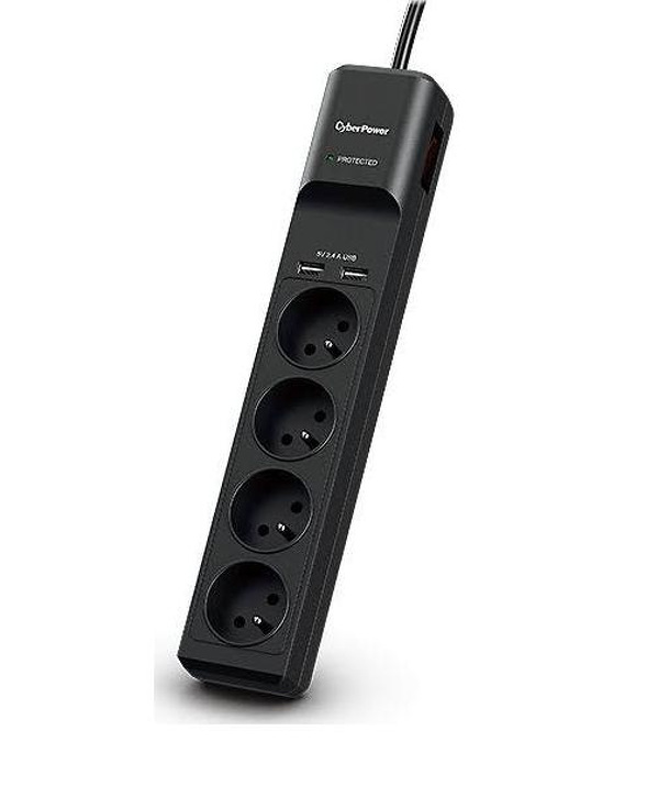 Zdjęcie produktu: CyberPower Listwa 1.8m 4xFR P0420SUD0-FR Zdjęcie produktu: CyberPower Listwa 1.8m 4xFR P0420SUD0-FR