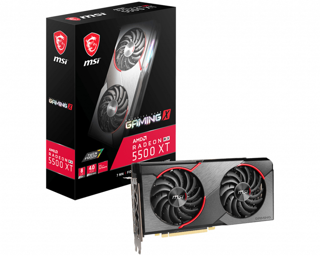 MSI Radeon RX 5500 XT GAMING X 8GB PCI-E GDDR6 FreeSync