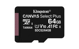 Miniatura zdjęcia: Karta Kingston Canvas Select Plus microSDXC 64GB Class 10 + Adapter SD