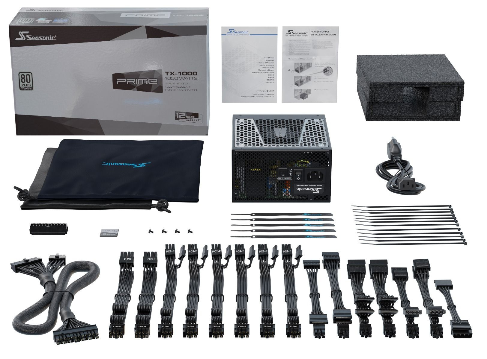 Zasilacz Seasonic PRIME TX-1000 80Plus Titanium 1000W Zasilacz Seasonic PRIME TX-1000 80Plus Titanium 1000W