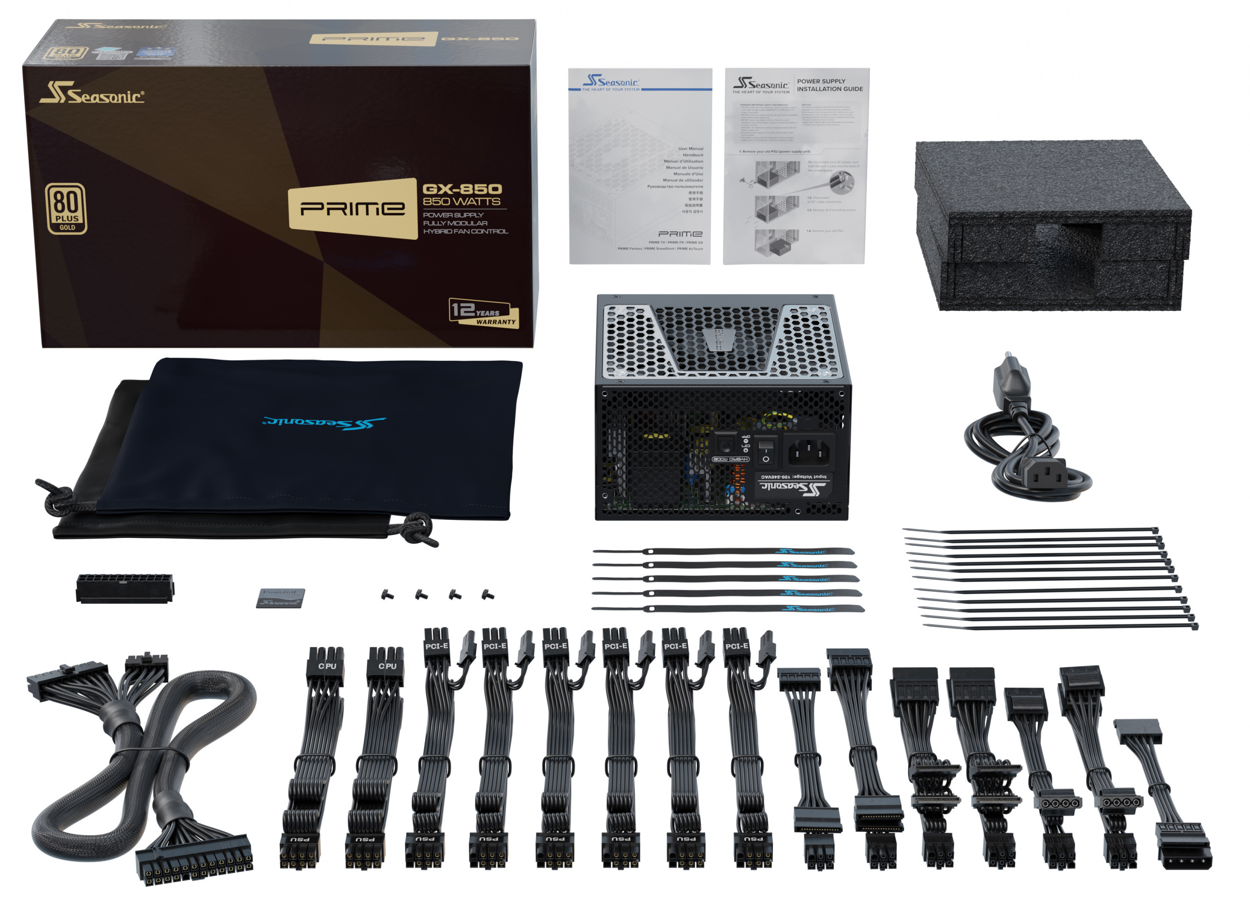 Zasilacz Seasonic PRIME GX-850 80Plus Gold 850W Zasilacz Seasonic PRIME GX-850 80Plus Gold 850W