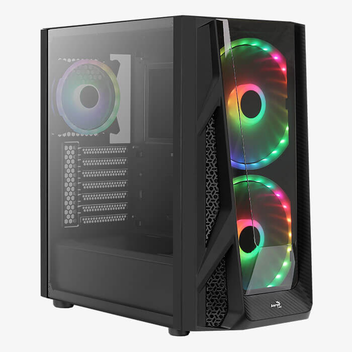 Obudowa do komputera Aerocool PGS NIGHTHAWK Duo-G Black RGB