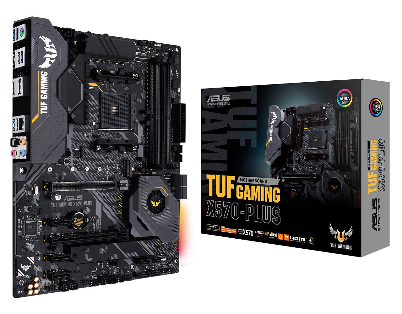 Płyta główna ASUS TUF GAMING X570-PLUS AM4 (OEM brak maskownicy i akcesoriów) Płyta główna ASUS TUF GAMING X570-PLUS AM4 (OEM brak maskownicy i akcesoriów)