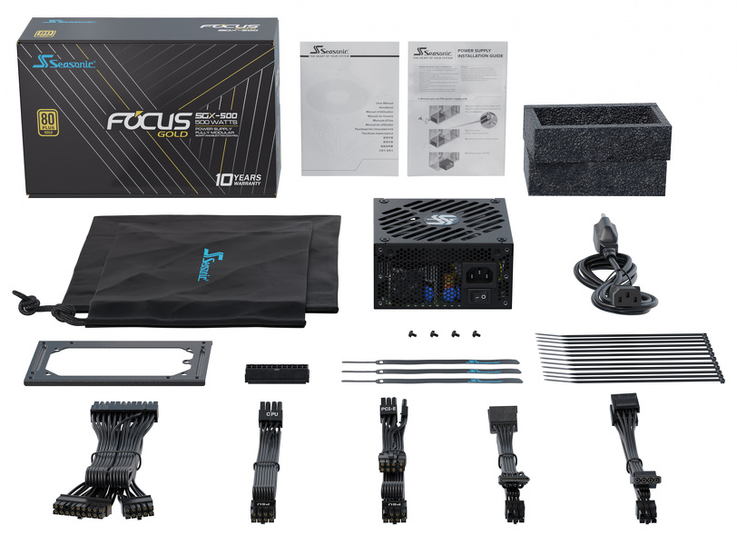 Zdjęcie produktu: Zasilacz Seasonic FOCUS SGX-500 Gold SFX-L 500W