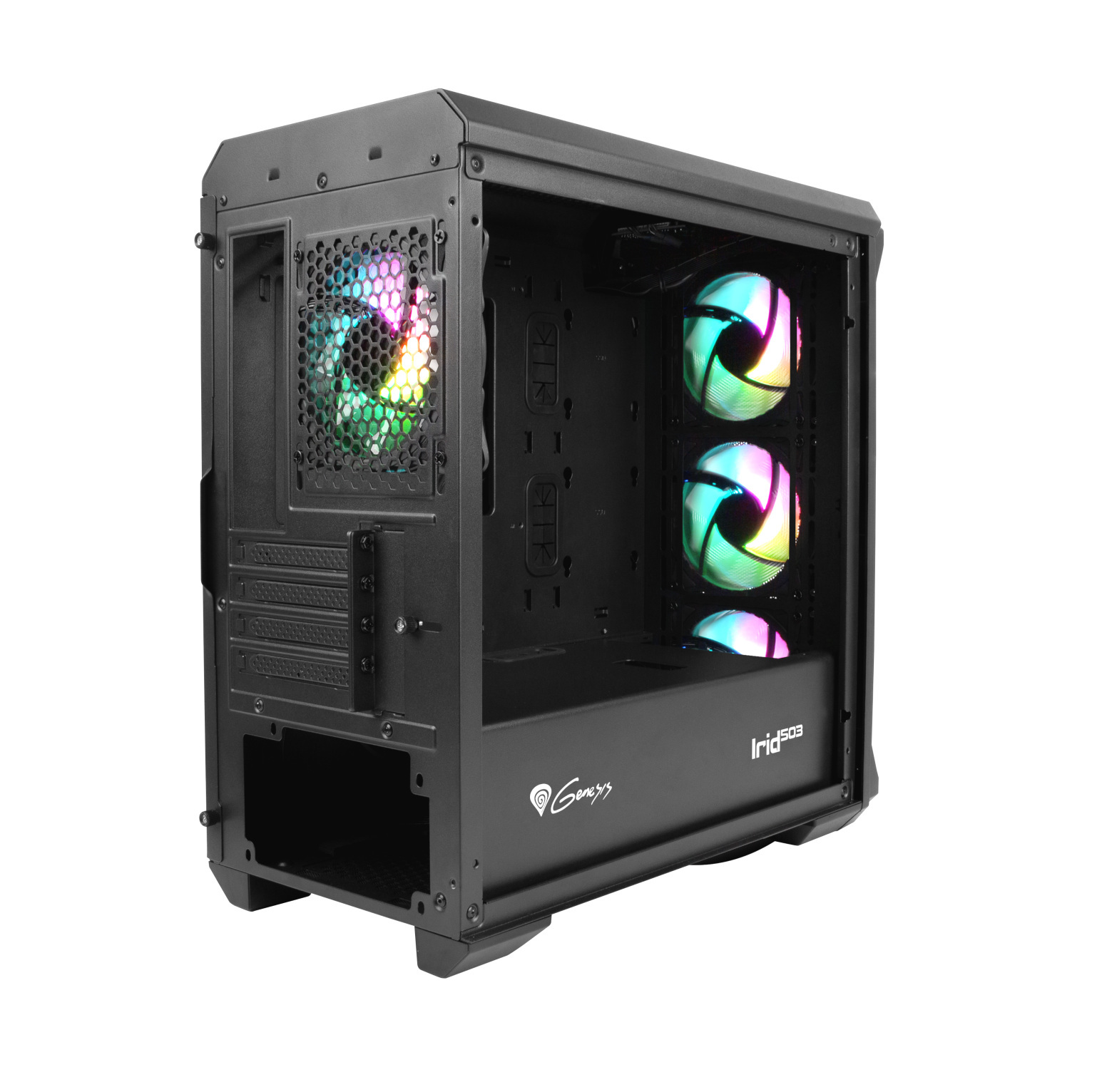 Obudowa do komputera Genesis IRID 503 ARGB Obudowa do komputera Genesis IRID 503 ARGB