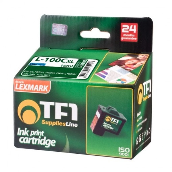 Zdjęcie produktu: Tusz TFO L-100CXL Lexmark 100XL (14N1069) Cyan 10ml ostatnie szt-wyprzedaż
