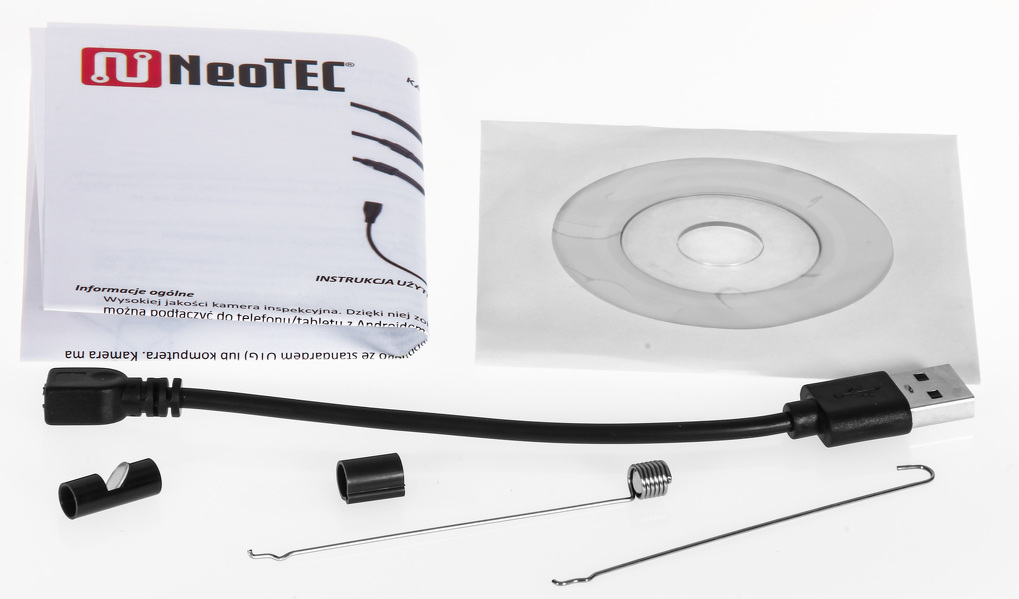 Zdjęcie produktu: Kamera inspekcyjna NeoTEC Ender 11 HD Micro USB sztywny przewód 5 metrów Zdjęcie produktu: Kamera inspekcyjna NeoTEC Ender 11 HD Micro USB sztywny przewód 5 metrów