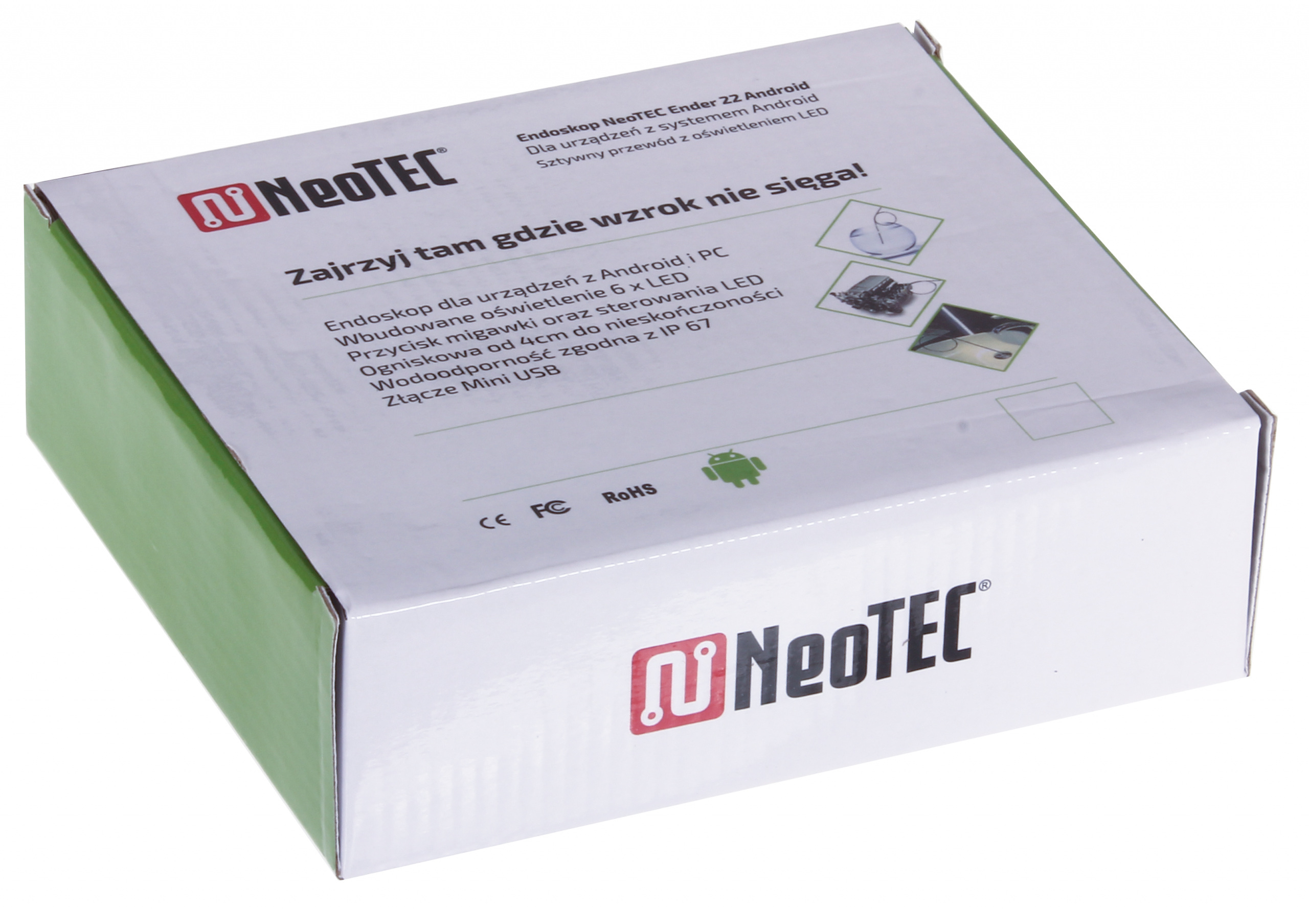 Kamera inspekcyjna NeoTEC Ender 22 HD USB sztywny przewód 10 metrów