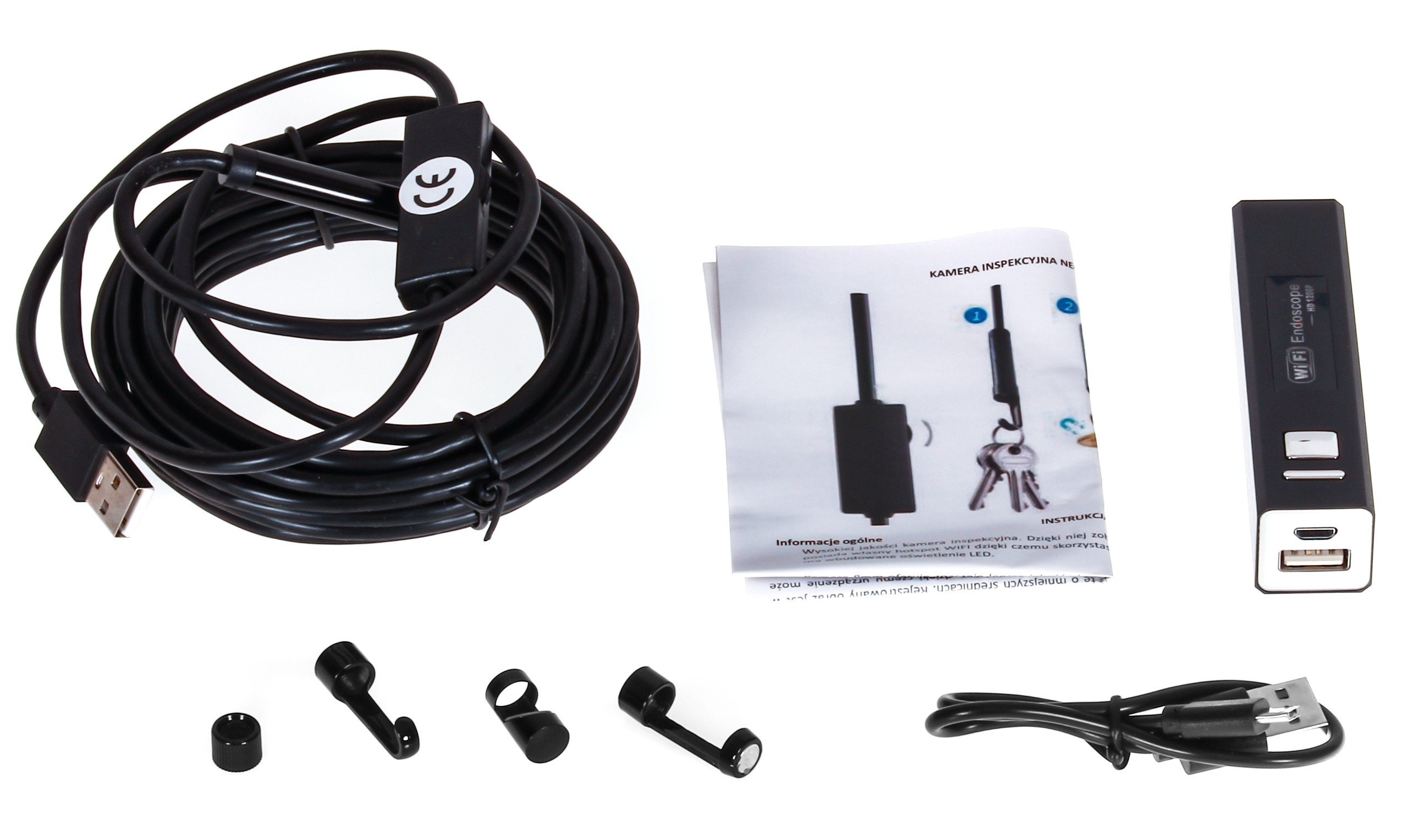 Kamera inspekcyjna NeoTEC Ender 55 WiFi sztywny przewód 5 metrów