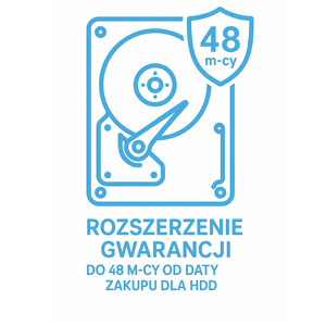 Miniatura produktu: Rozszerzenie gwarancji do 48 m-cy od daty zakupu dla HDD
