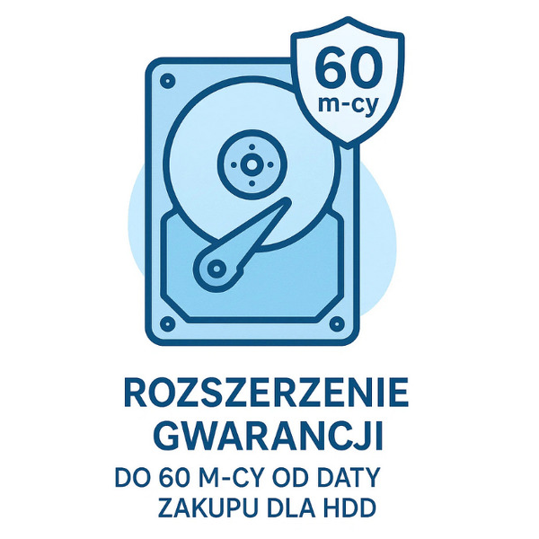 Zdjęcie produktu: Rozszerzenie gwarancji do 60 m-cy od daty zakupu dla HDD