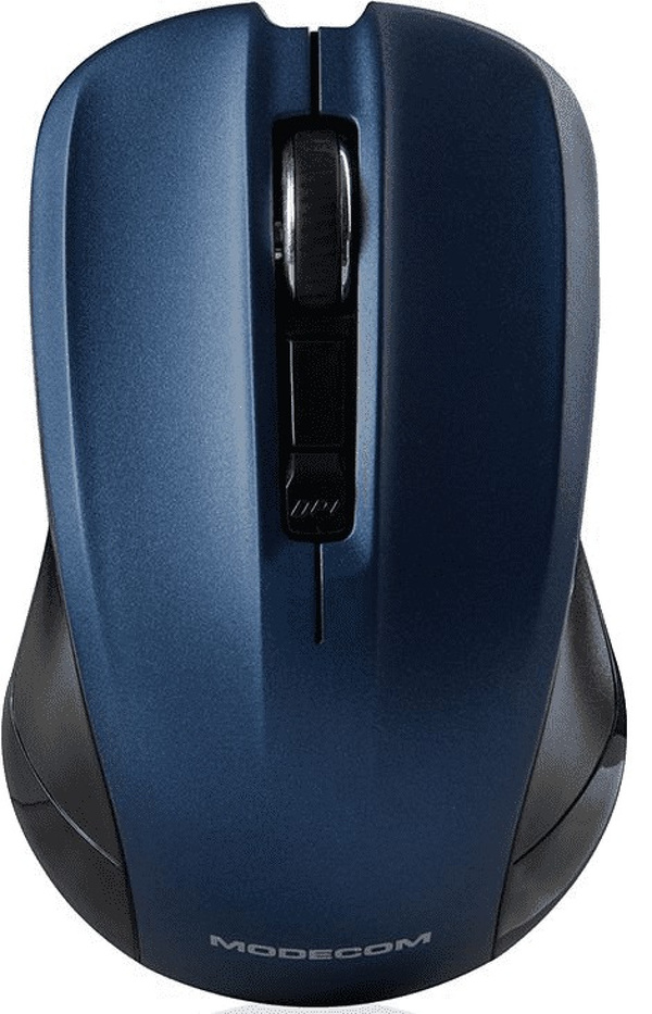 Zdjęcie produktu: Mysz Modecom Optyczna bezprzewodowa WM9.1 CZARNO-NIEBIESKA Zdjęcie produktu: Mysz Modecom Optyczna bezprzewodowa WM9.1 CZARNO-NIEBIESKA