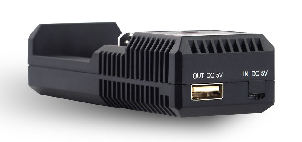 Ładowarka akumulatorków cylindrycznych Li-ion oraz Ni-MH 1 niezależny kanał ładowania everActive UC100 Ładowarka akumulatorków cylindrycznych Li-ion oraz Ni-MH 1 niezależny kanał ładowania everActive UC100