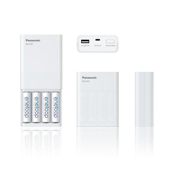 Zdjęcie produktu: Ładowarka Panasonic z funkcją Powerbank BQ-CC87USB + 4xR6/AA Eneloop 1900 mAh