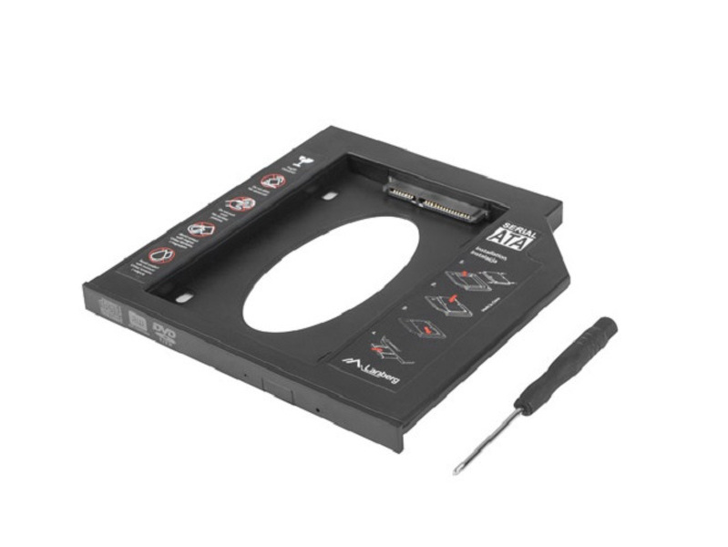 Zdjęcie produktu: Lanberg IF-SATA-10 Adapter HDD ramka 5.25" do 2.5" HDD Zdjęcie produktu: Lanberg IF-SATA-10 Adapter HDD ramka 5.25" do 2.5" HDD
