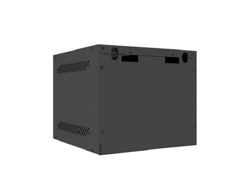 Zdjęcie produktu: Szafa instalacyjna Rack wisząca 10" 4U 280x310 czarna Flat pack Lanberg (WF10-2304-10B)