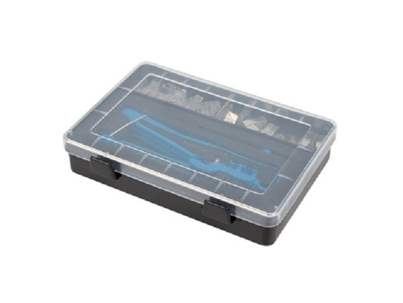 Zdjęcie produktu: Zestaw narzędzi do budowy sieci Lan, zaciskarka, obieraczka, wtyki, Lanberg KAT.5E (NT-0303) Zdjęcie produktu: Zestaw narzędzi do budowy sieci Lan, zaciskarka, obieraczka, wtyki, Lanberg KAT.5E (NT-0303)