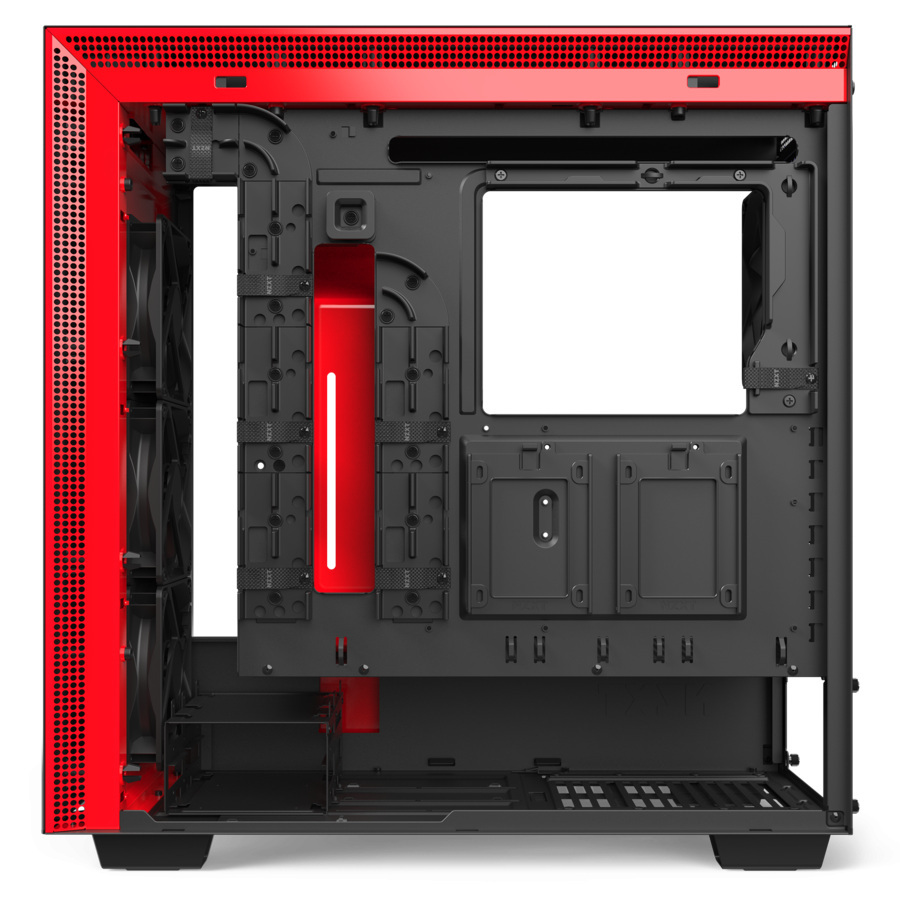 Obudowa do komputera NZXT H710i Midi z oknem Czarno-Czerwona