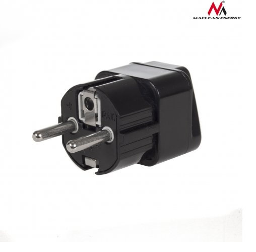 Maclean Adapter gniazdo UK na wtyk EU MCE155 czarny Maclean Adapter gniazdo UK na wtyk EU MCE155 czarny