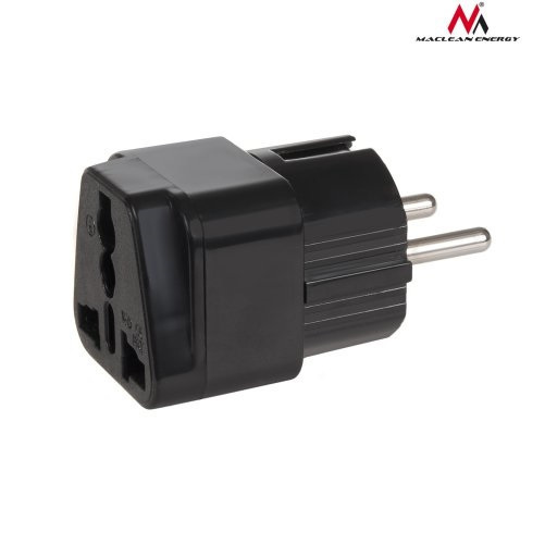 Maclean Adapter gniazdo UK na wtyk EU MCE155 czarny Maclean Adapter gniazdo UK na wtyk EU MCE155 czarny
