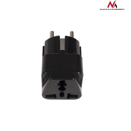 Maclean Adapter gniazdo UK na wtyk EU MCE155 czarny Maclean Adapter gniazdo UK na wtyk EU MCE155 czarny