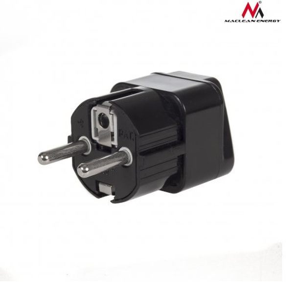 Zdjęcie produktu: Maclean Adapter gniazdo UK na wtyk EU MCE155 czarny Zdjęcie produktu: Maclean Adapter gniazdo UK na wtyk EU MCE155 czarny