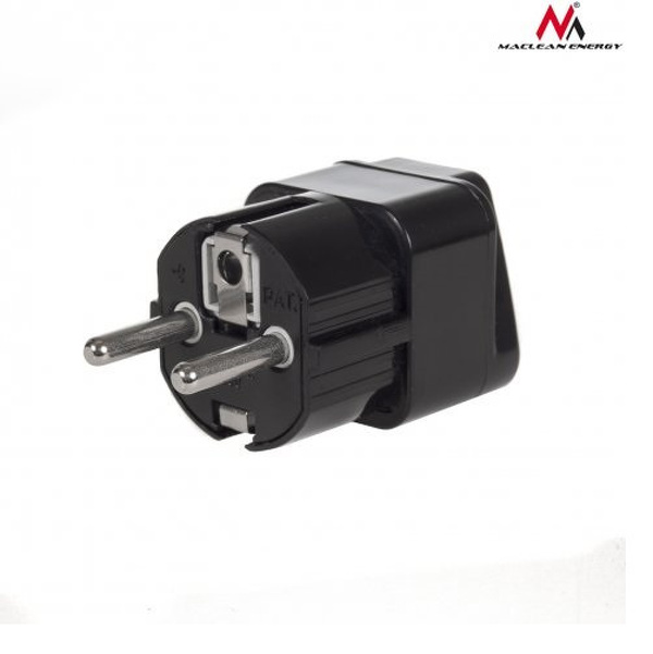 Zdjęcie produktu: Maclean Adapter gniazdo UK na wtyk EU MCE155 czarny Zdjęcie produktu: Maclean Adapter gniazdo UK na wtyk EU MCE155 czarny