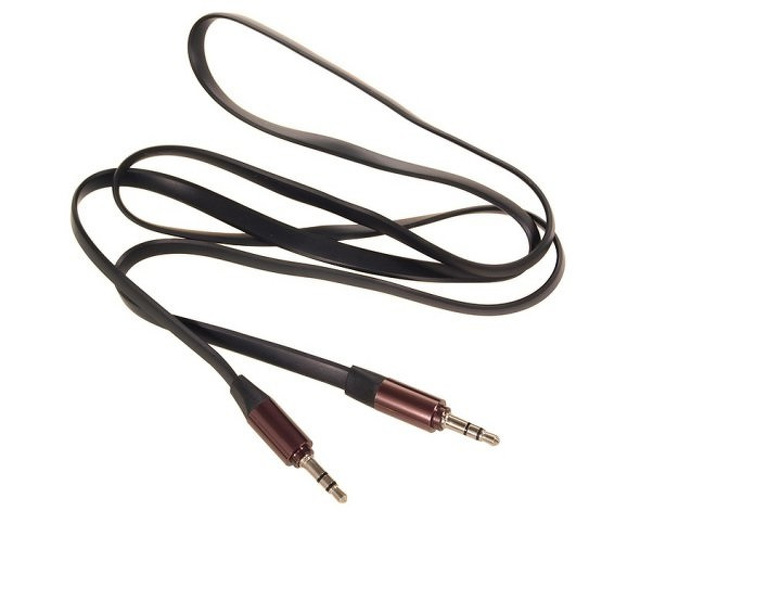 Zdjęcie produktu: Maclean Przewód Mini jack 3.5mm, płaski 2m czarny