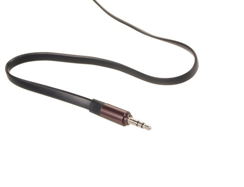 Zdjęcie produktu: Maclean Przewód Mini jack 3.5mm, płaski 2m czarny