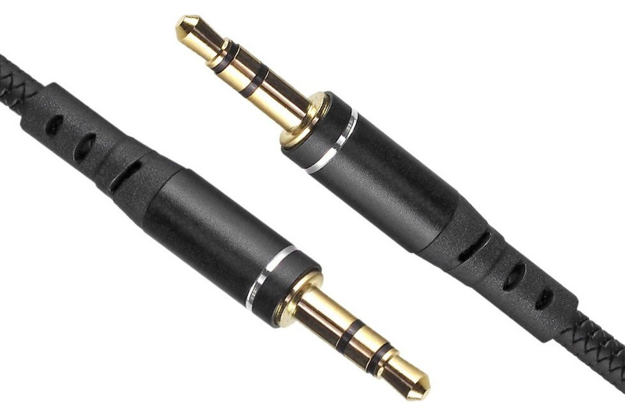 Zdjęcie produktu: Kabel przewód silikonowy audio AUX wtyk - wtyk jack 3.5mm stereo 150cm everActive CBS-1.5JB czarny