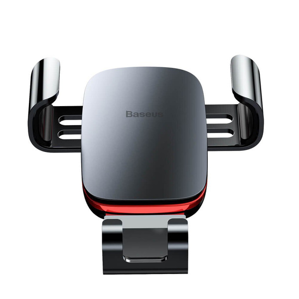Zdjęcie produktu: Samochodowy uchwyt grawitacyjny do telefonu Baseus Metal Age na kratkę - szary (SUYL-D0G)